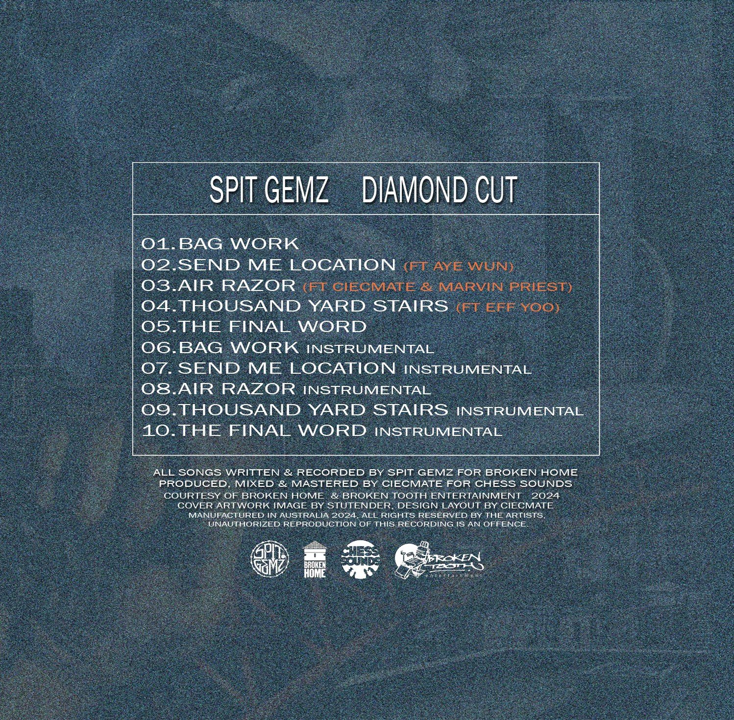 SPIT GEMZ - DIAMOND CUT 12